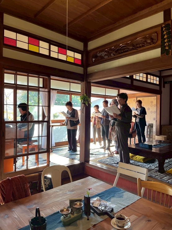 古民家まるのばでの活動日（11月15日）