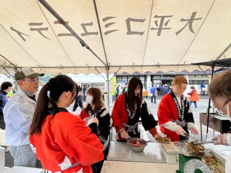 沼津市大平地区のコミュニティ祭りに参加